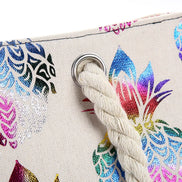 Printed Canvas Handbag