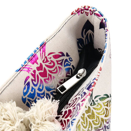 Printed Canvas Handbag