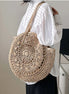 Round Straw Tote Bag