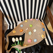 Hollow Knitted Tote Handbag