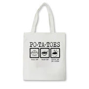 Potatoes Mash Canvas Tote Bag