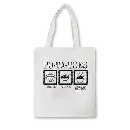 Potatoes Mash Canvas Tote Bag