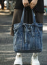 Casual Vintage Denim Tote Bag