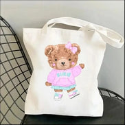 Cute Bear Art Shoulder Bag