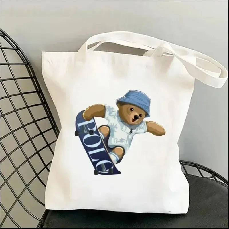 Cute Bear Art Shoulder Bag