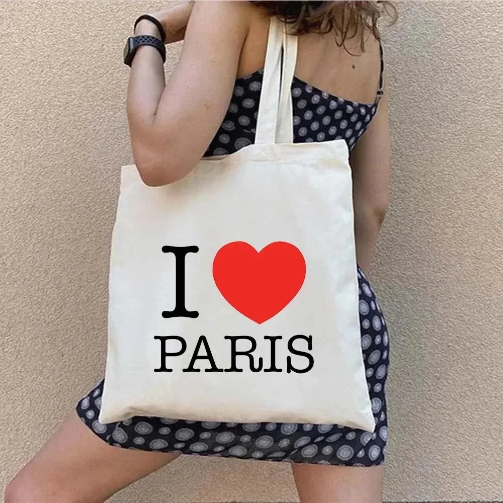 Shopper Shoulder Canvas Tote Bag