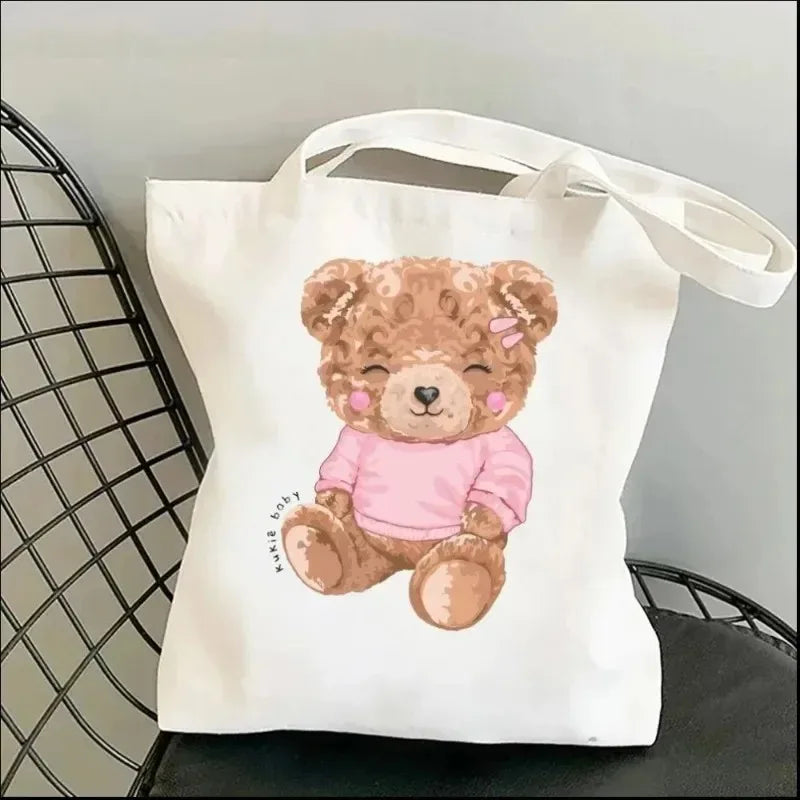 Cute Bear Art Shoulder Bag
