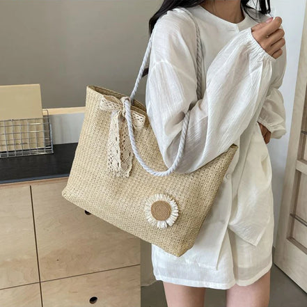 Trendy Straw Woven Handbag