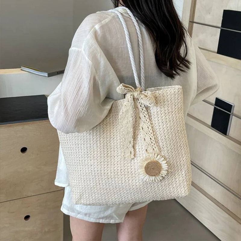 Trendy Straw Woven Handbag