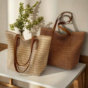 Woven Zipper Handbag