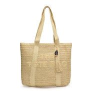 Woven Straw Shoulder Bag