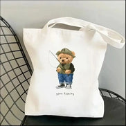 Cute Bear Art Shoulder Bag