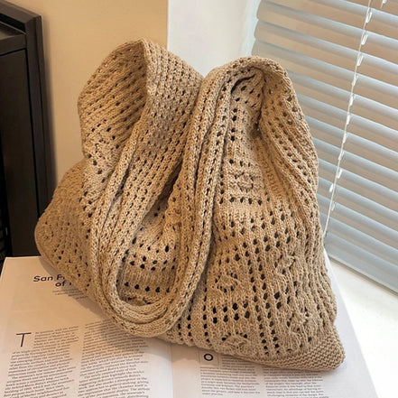 Hollow Woven Shoulder Bag