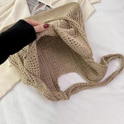 Hollow Woven Shoulder Bag