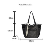 Denim Multifunctional Shoulder Bag
