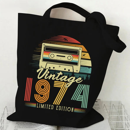 Vintage Canvas Tote Bag