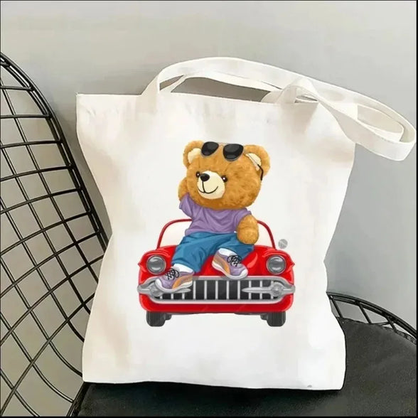 Cute Bear Art Shoulder Bag
