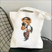 Cute Bear Art Shoulder Bag