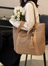 Elegant Straw Woven Handbag