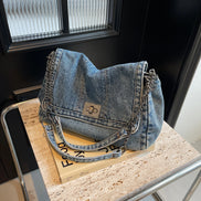 Elegant Denim Tote Bag