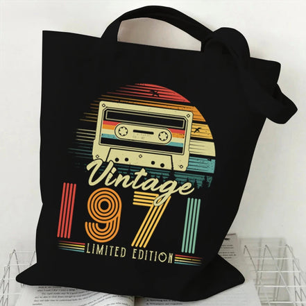 Vintage Canvas Tote Bag