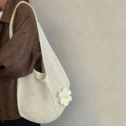 Bohemian Hollow Weave Straw Bag