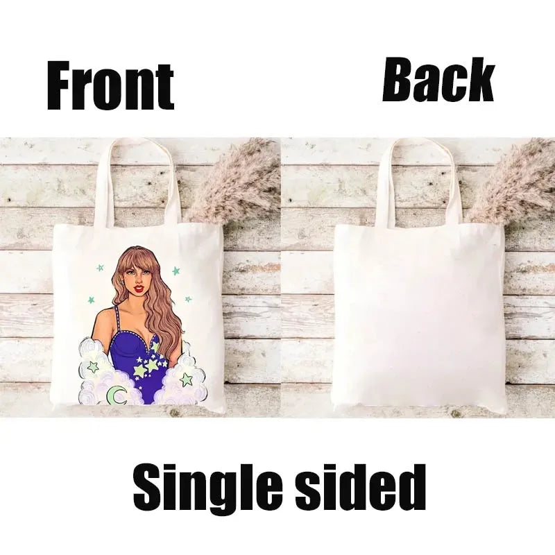 Shopper Shoulder Canvas Tote Bag