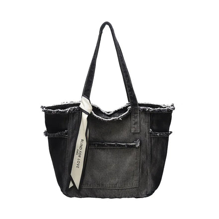 Denim Multifunctional Shoulder Bag