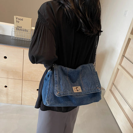Elegant Denim Tote Bag