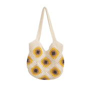 Bohemian Straw Tote Bag