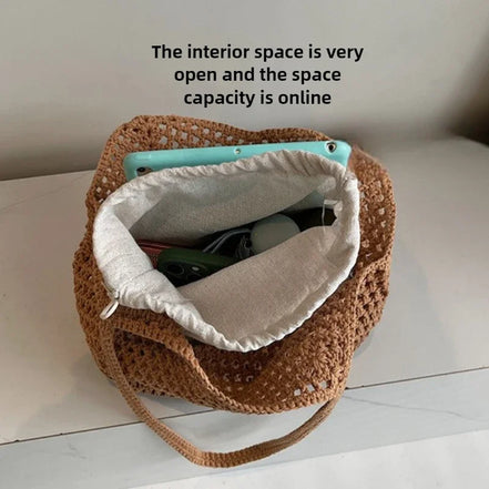 Hollow-out Shoulder Bag