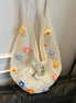 Hollow Knitted Tote Handbag
