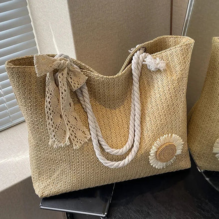 Trendy Straw Woven Handbag