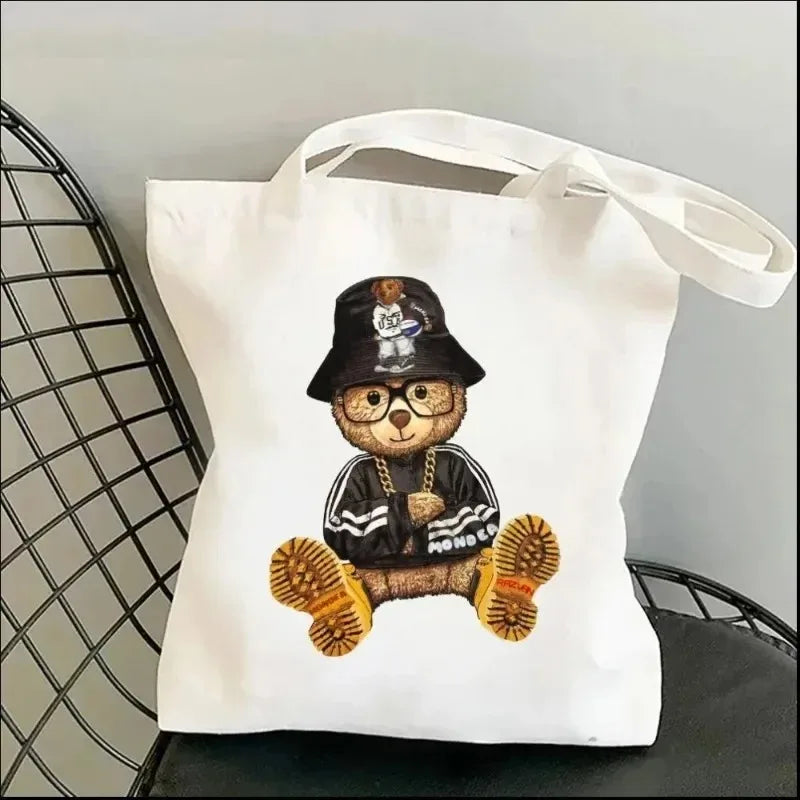 Cute Bear Art Shoulder Bag