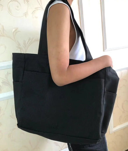 Vintage Casual Denim Tote Bag