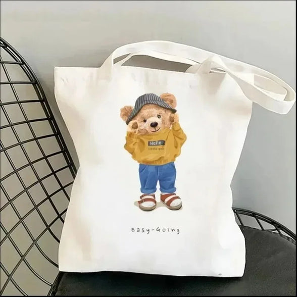 Cute Bear Art Shoulder Bag