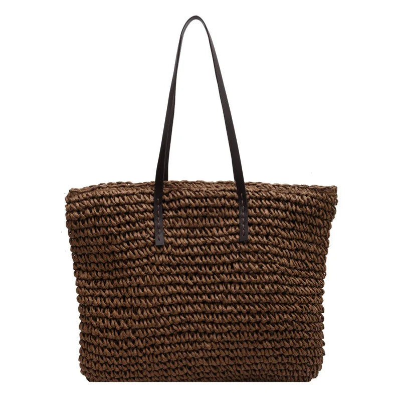 Straw Woven Tote Bag