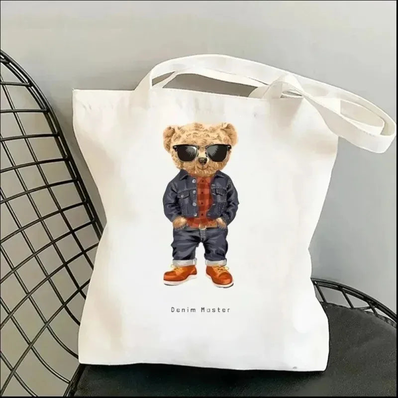 Cute Bear Art Shoulder Bag