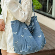 Casual Denim Tote Bag