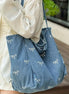 Casual Denim Tote Bag
