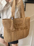 Woven Straw Shoulder Bag