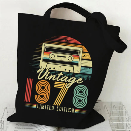 Vintage Canvas Tote Bag