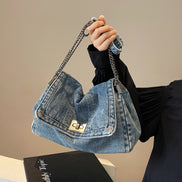 Elegant Denim Tote Bag
