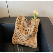 Hollow Woven Women's Shoulder Bag