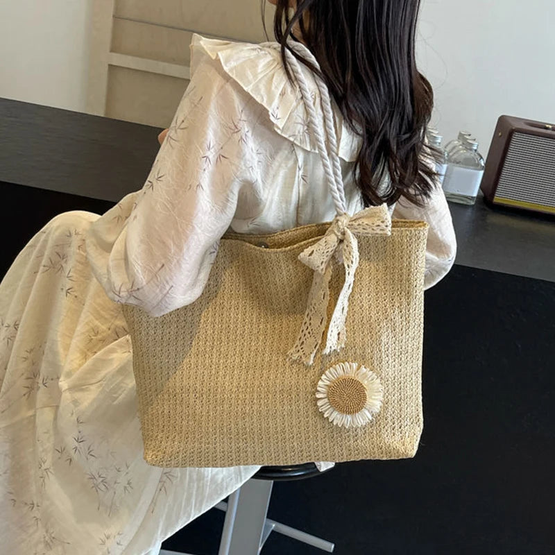 Trendy Straw Woven Handbag