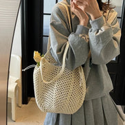 Hollow-out Shoulder Bag