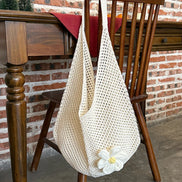 Bohemian Hollow Weave Straw Bag