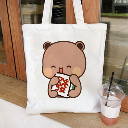 Anime Canvas Tote Bag