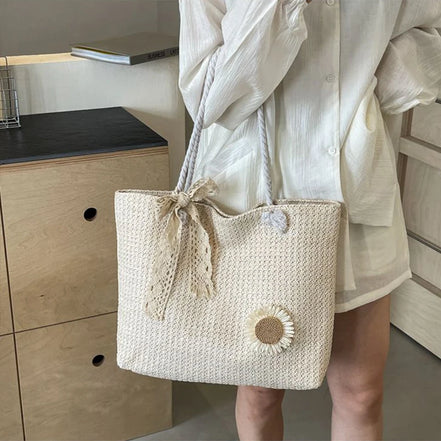 Trendy Straw Woven Handbag