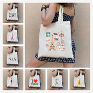Shopper Shoulder Canvas Tote Bag